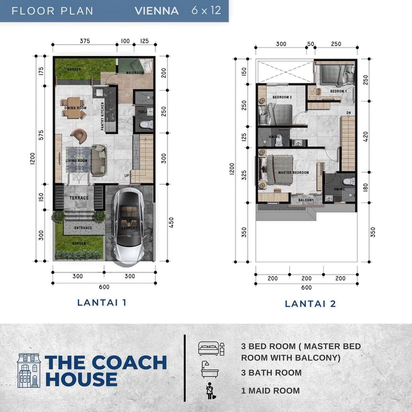 Dijual Murah Rumah Cluster The Coach House Tanjung Barat Jakarta Selatan - 3