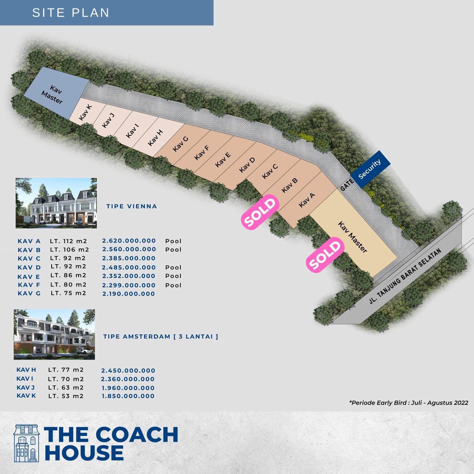 Dijual Murah Rumah Cluster The Coach House Tanjung Barat Jakarta Selatan - 5