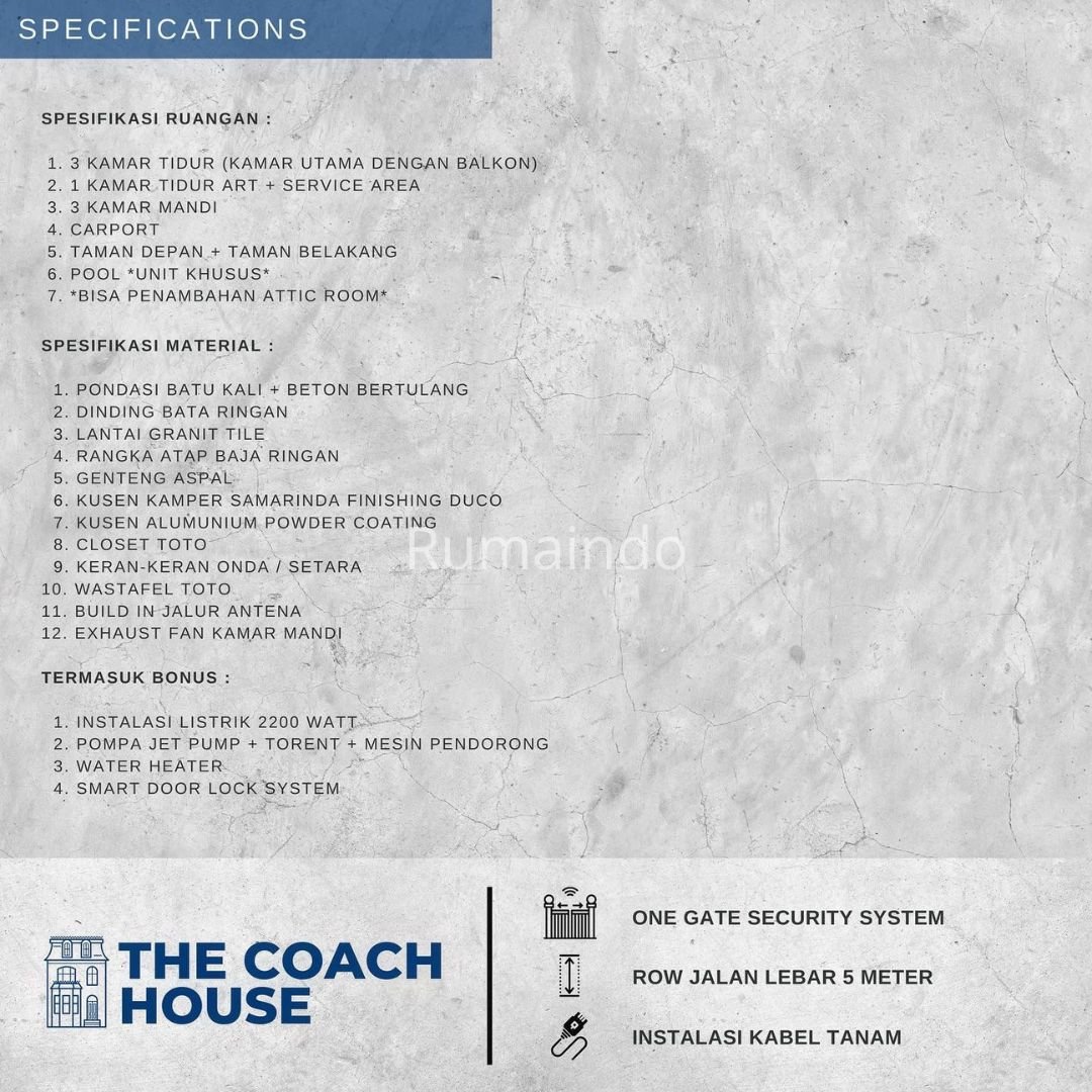 Dijual Murah Rumah Cluster The Coach House Tanjung Barat Jakarta Selatan - 4