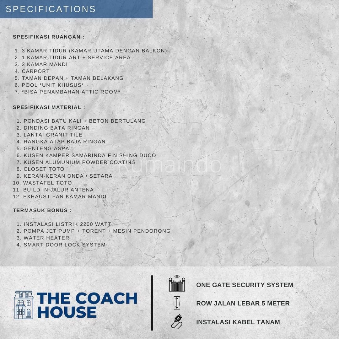 Dijual Murah Rumah Cluster The Coach House Tanjung Barat Jakarta Selatan - 5