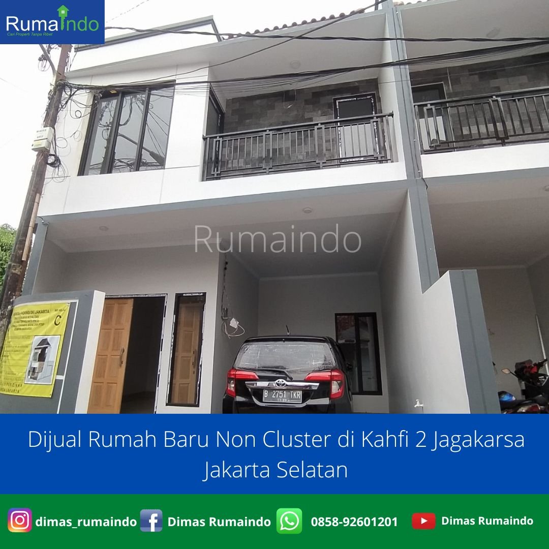 Dijual Rumah Baru Non Cluster di Kahfi 2 Jagakarsa Jakarta Selatan - 1