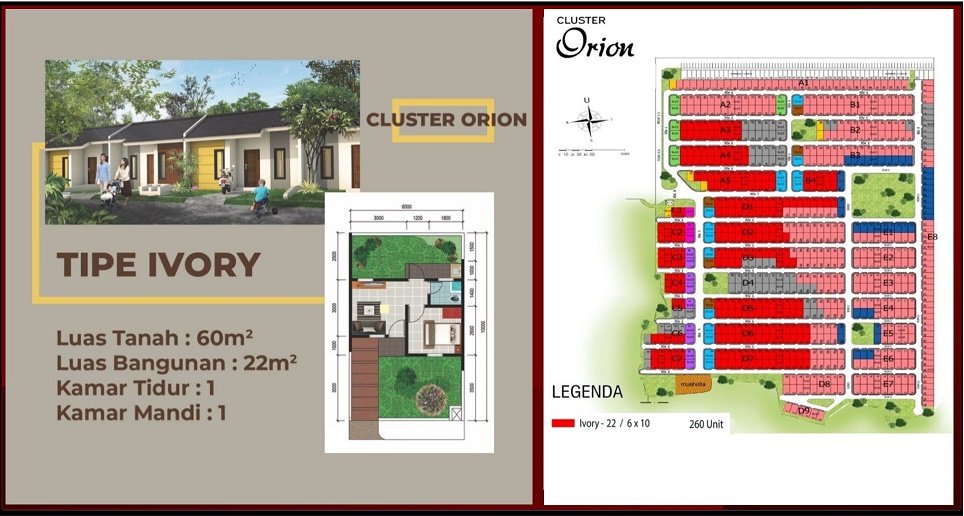 Rumah Dijual Di Maja, Lebak. Banten DP ringan, Cicilan Ringan. - 2