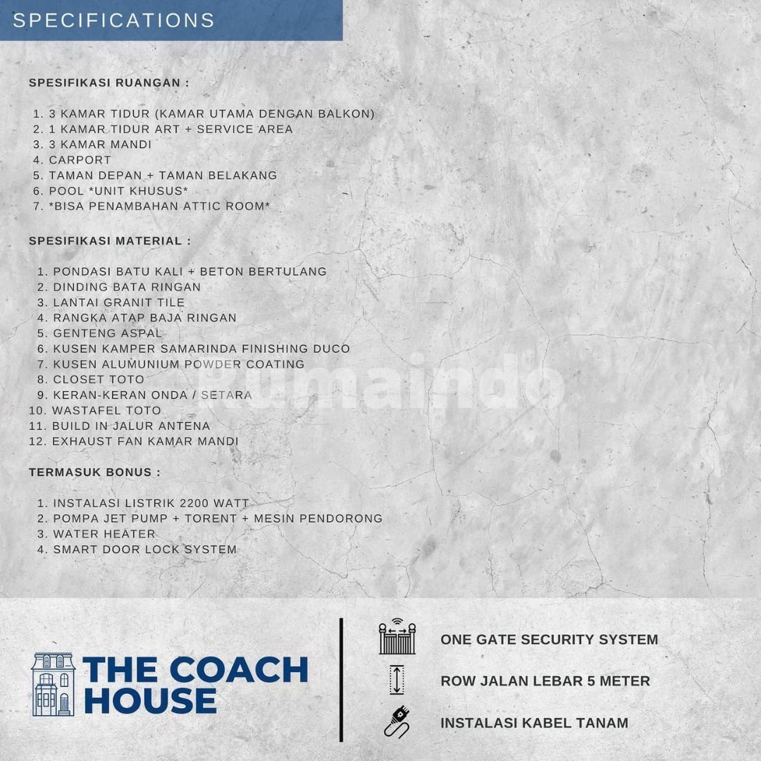 Dijual Murah Rumah Cluster The Coach House Tanjung Barat Jakarta Selatan - 4