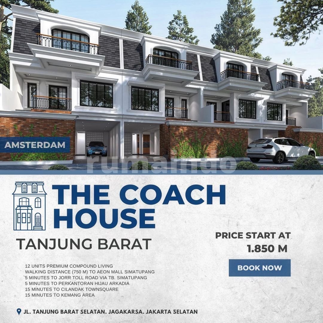 Dijual Murah Rumah Cluster The Coach House Tanjung Barat Jakarta Selatan - 2