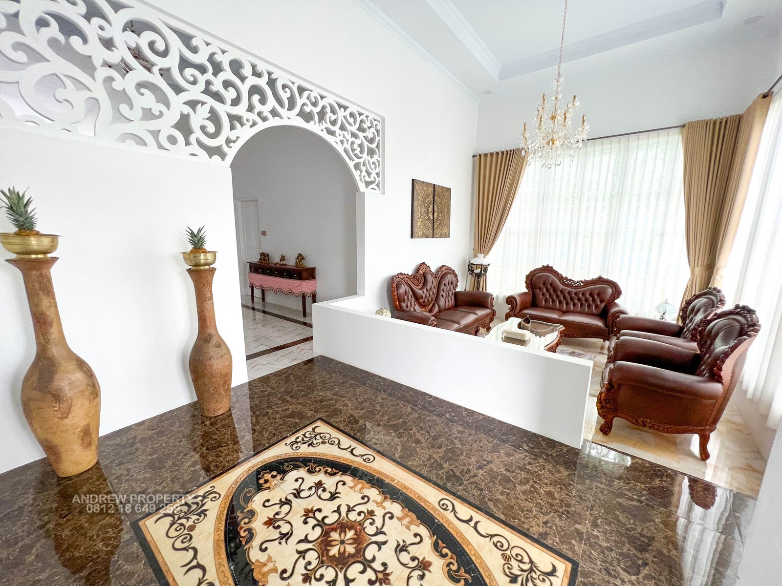 JUAL RUMAH TURI BALERANTE MEWAH KOLAM RENANG TAMAN LUAS - 7