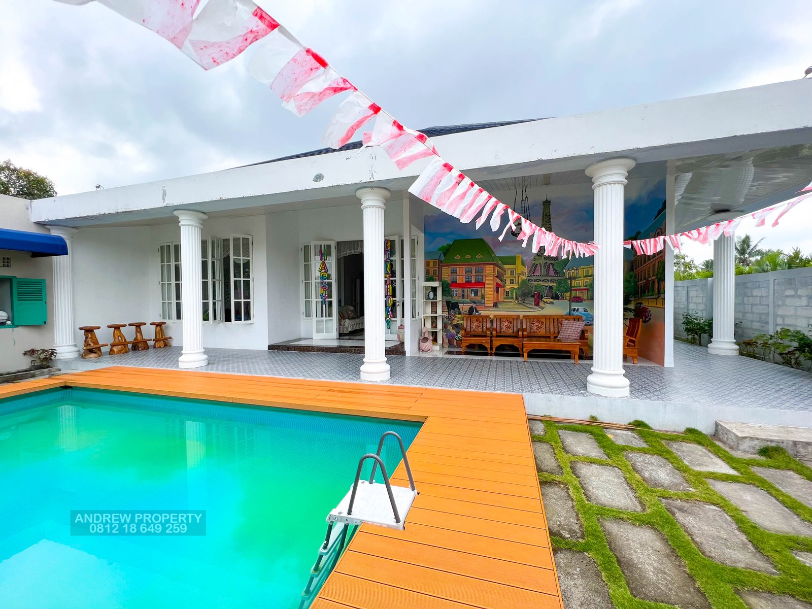 JUAL RUMAH TURI BALERANTE MEWAH KOLAM RENANG TAMAN LUAS - 20