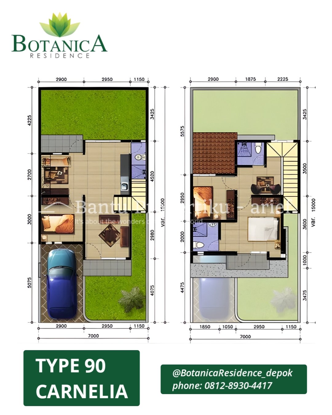 Dijual Rumah Modern Mewah Cantik lokasi Tanah Baru dekat TOL dan Fasum, Depok - 2