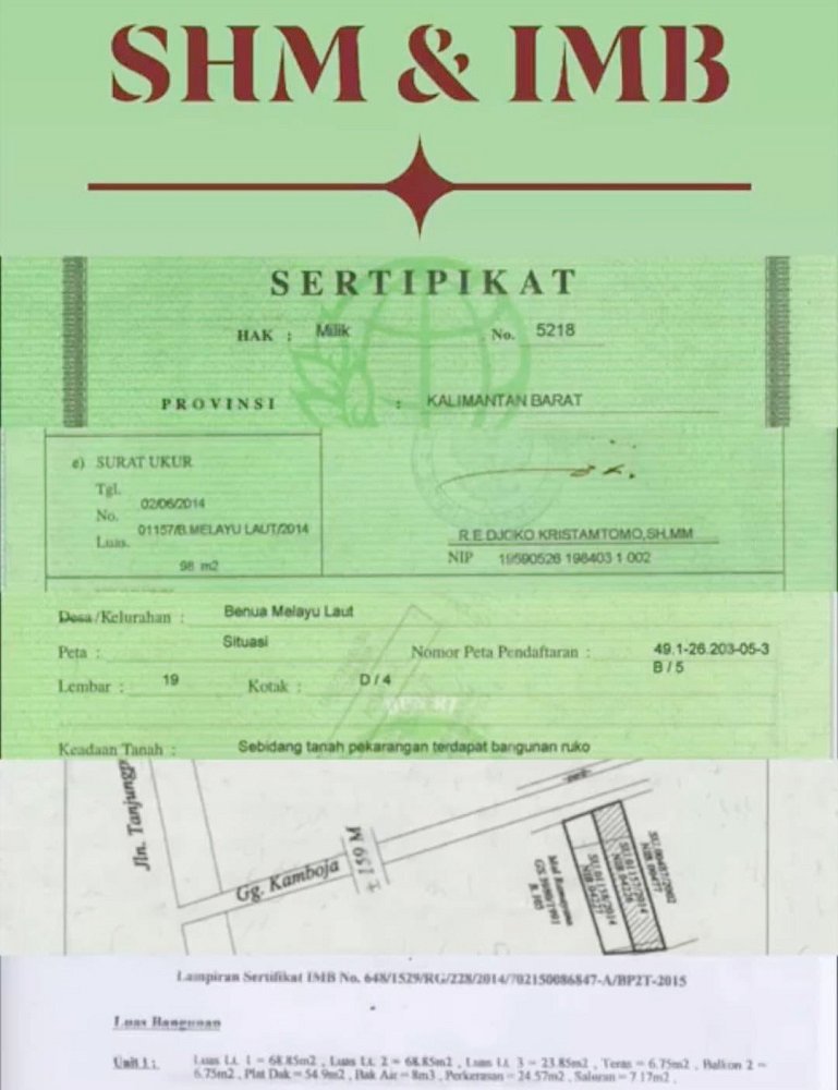 Ruko Dijual Di Kota Pontianak Dekat Ayani Megamall, Mall Matahari, RS St. Antonius Pontianak, Universitas Tanjungpura - 3