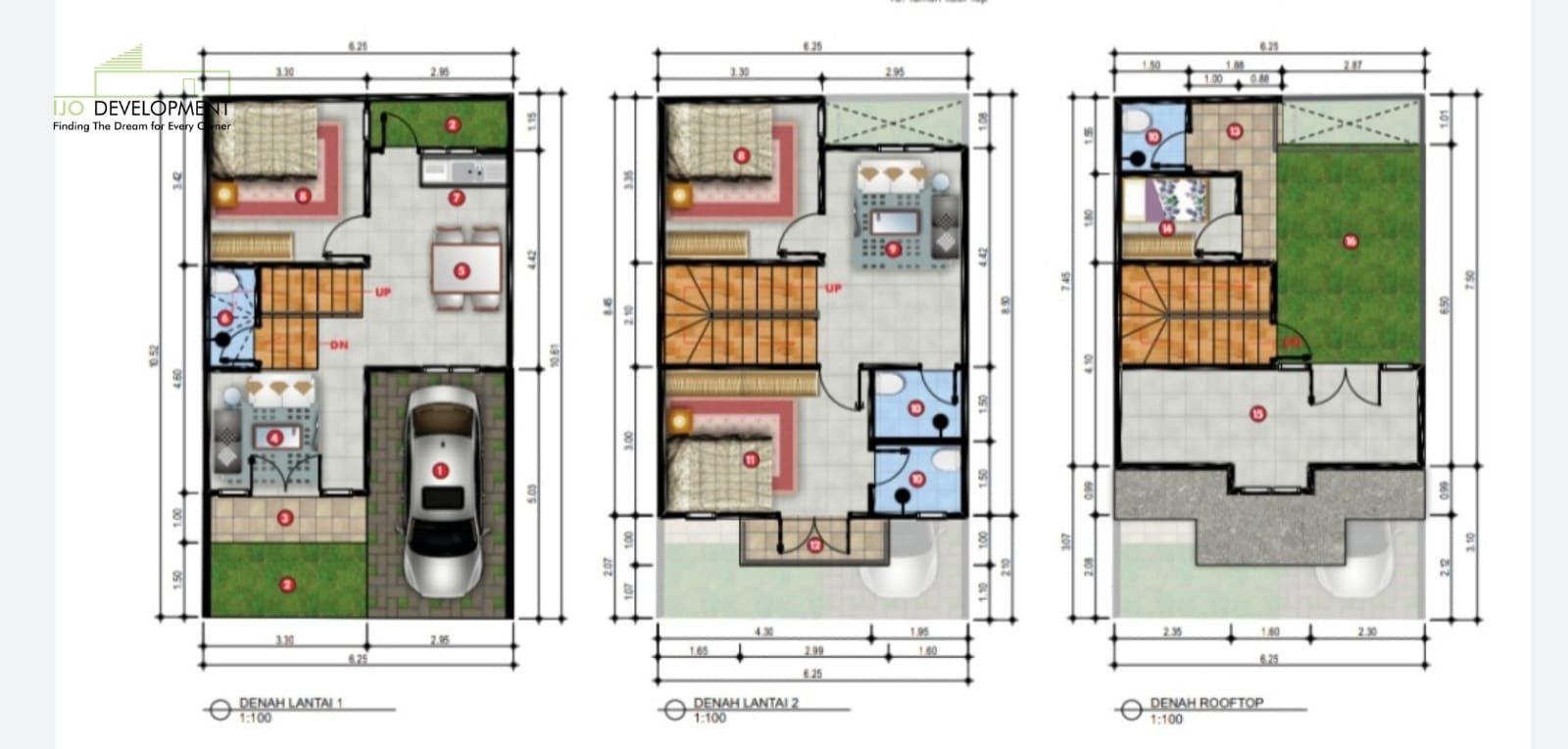 Dijual Murah Rumah Cluster IJO RESIDENCE Jagakarsa Jakarta Selatan - 7