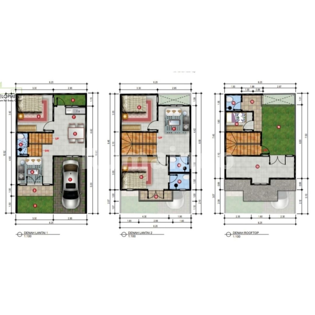 Dijual Murah Rumah Cluster IJO RESIDENCE Jagakarsa Jakarta Selatan - 2