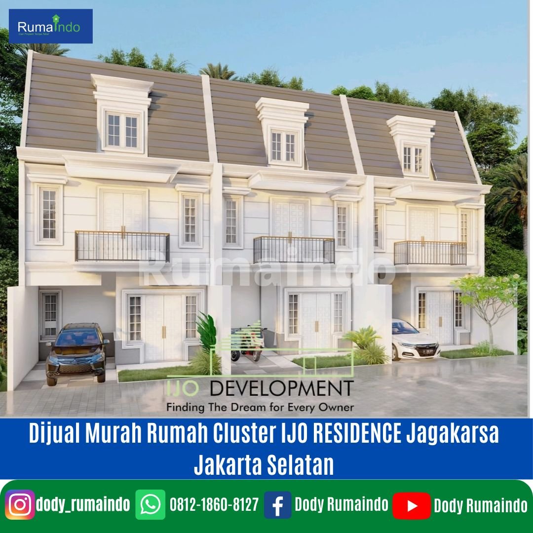 Dijual Murah Rumah Cluster IJO RESIDENCE Jagakarsa Jakarta Selatan - 1