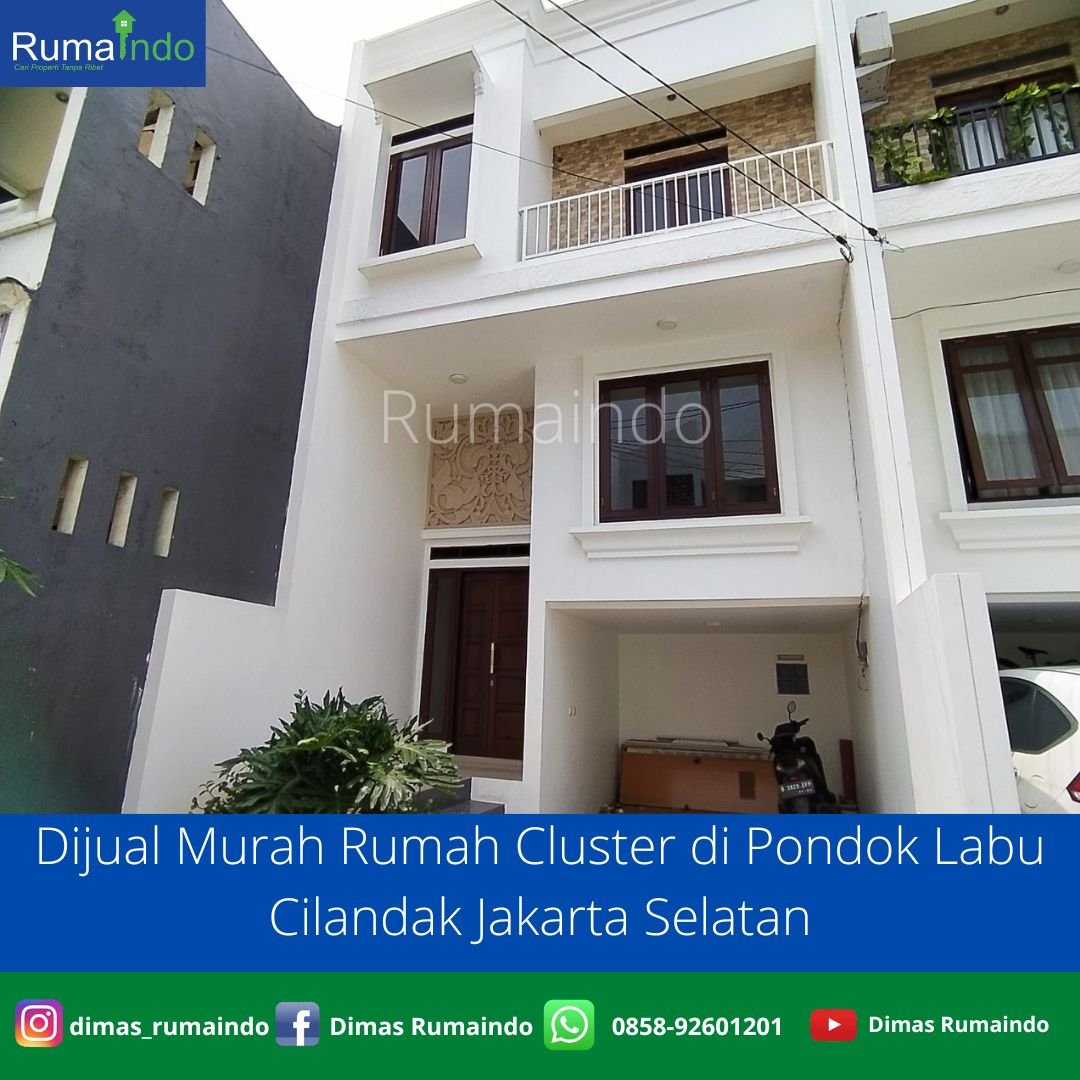 Dijual Murah Rumah Cluster di Pondok Labu Cilandak Jakarta Selatan - 1