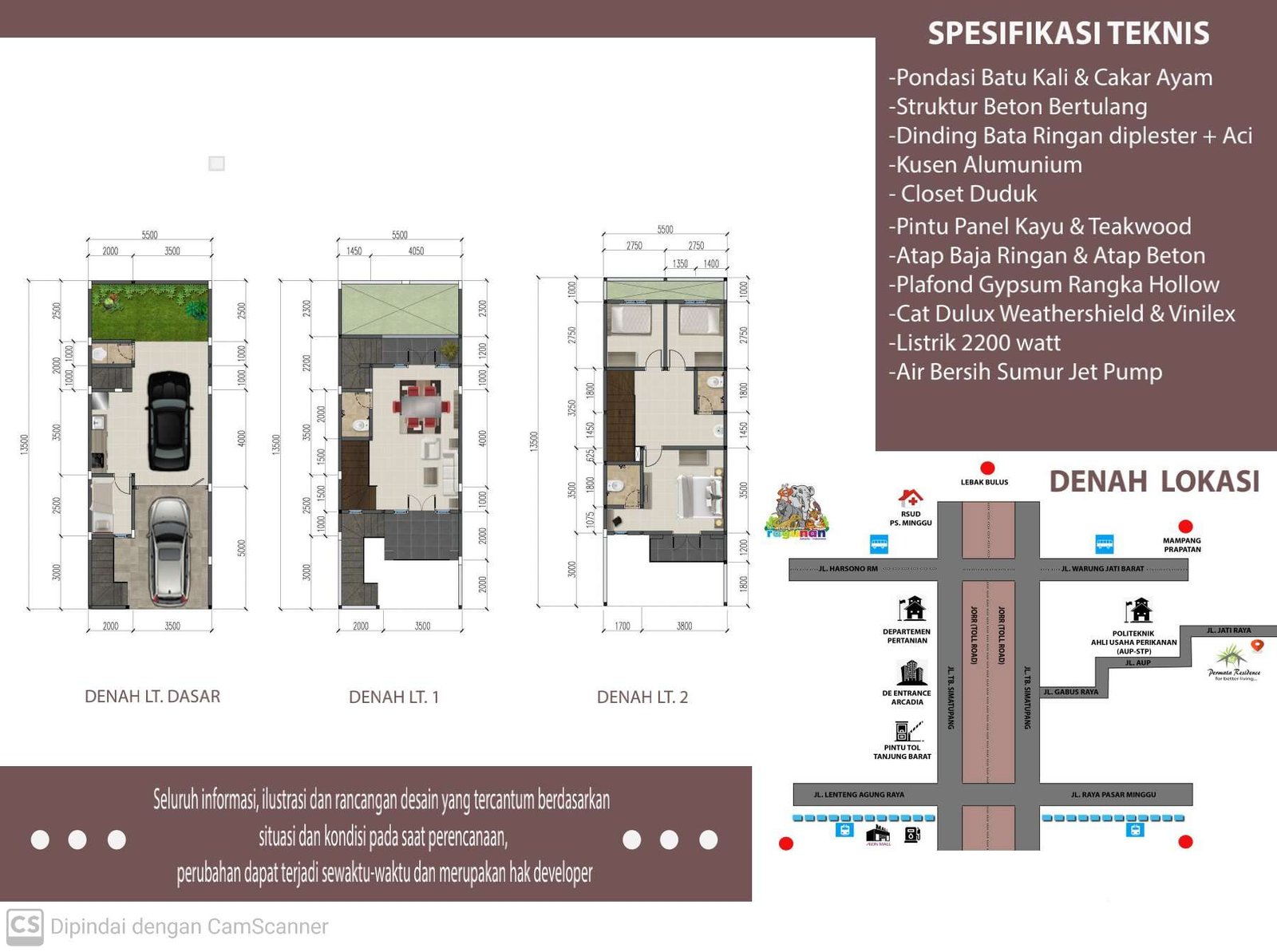 Dijual Murah Rumah Cluster Permata Residence Jati Raya Pasar Minggu - 6