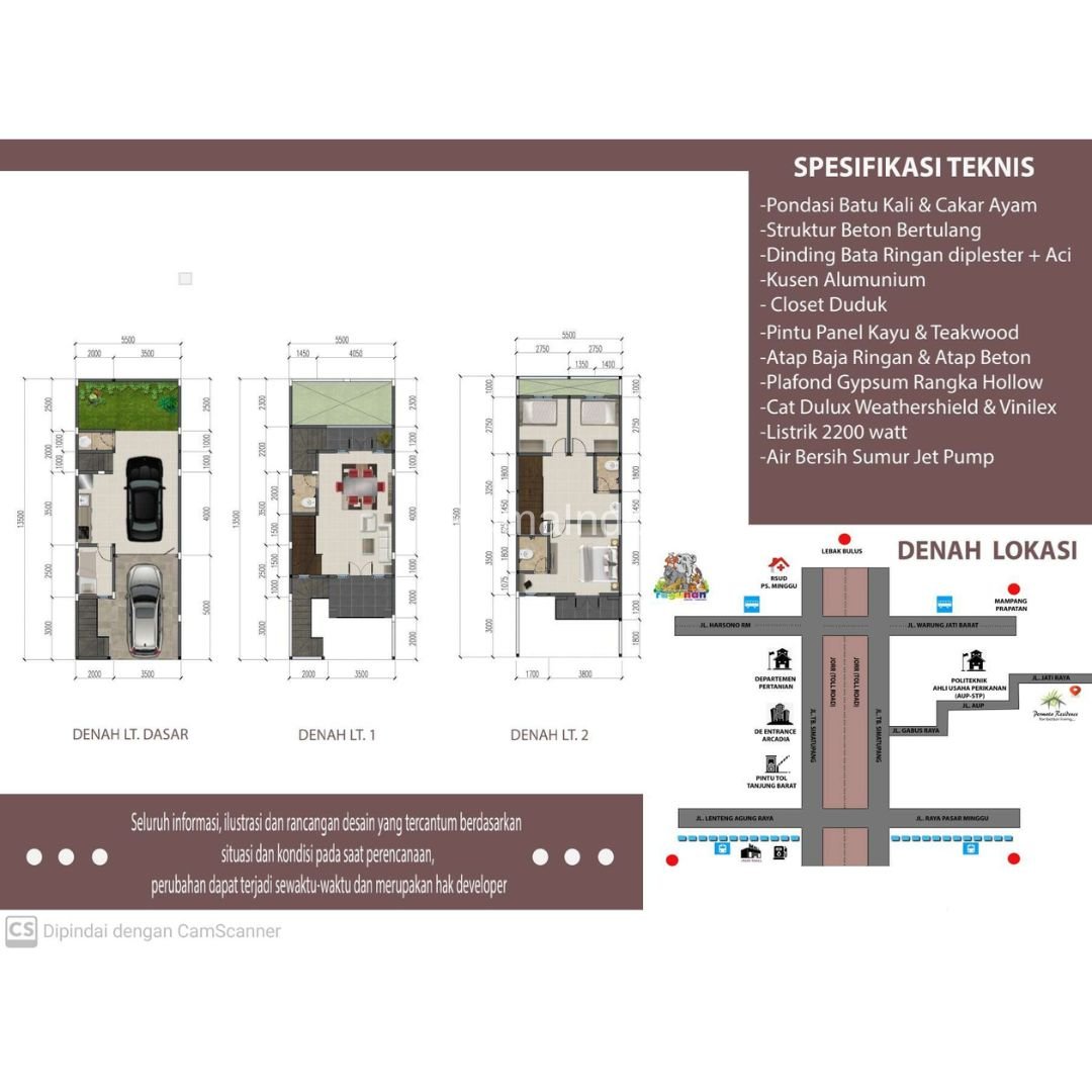 Dijual Murah Rumah Cluster Permata Residence Jati Raya Pasar Minggu - 5