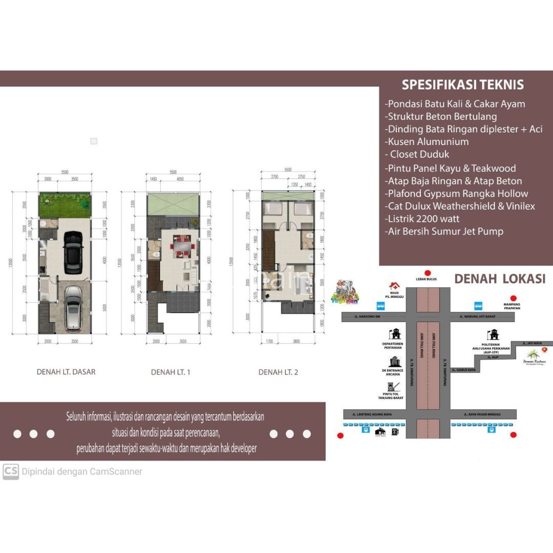 Dijual Murah Rumah Cluster Permata Residence Jati Raya Pasar Minggu - 4