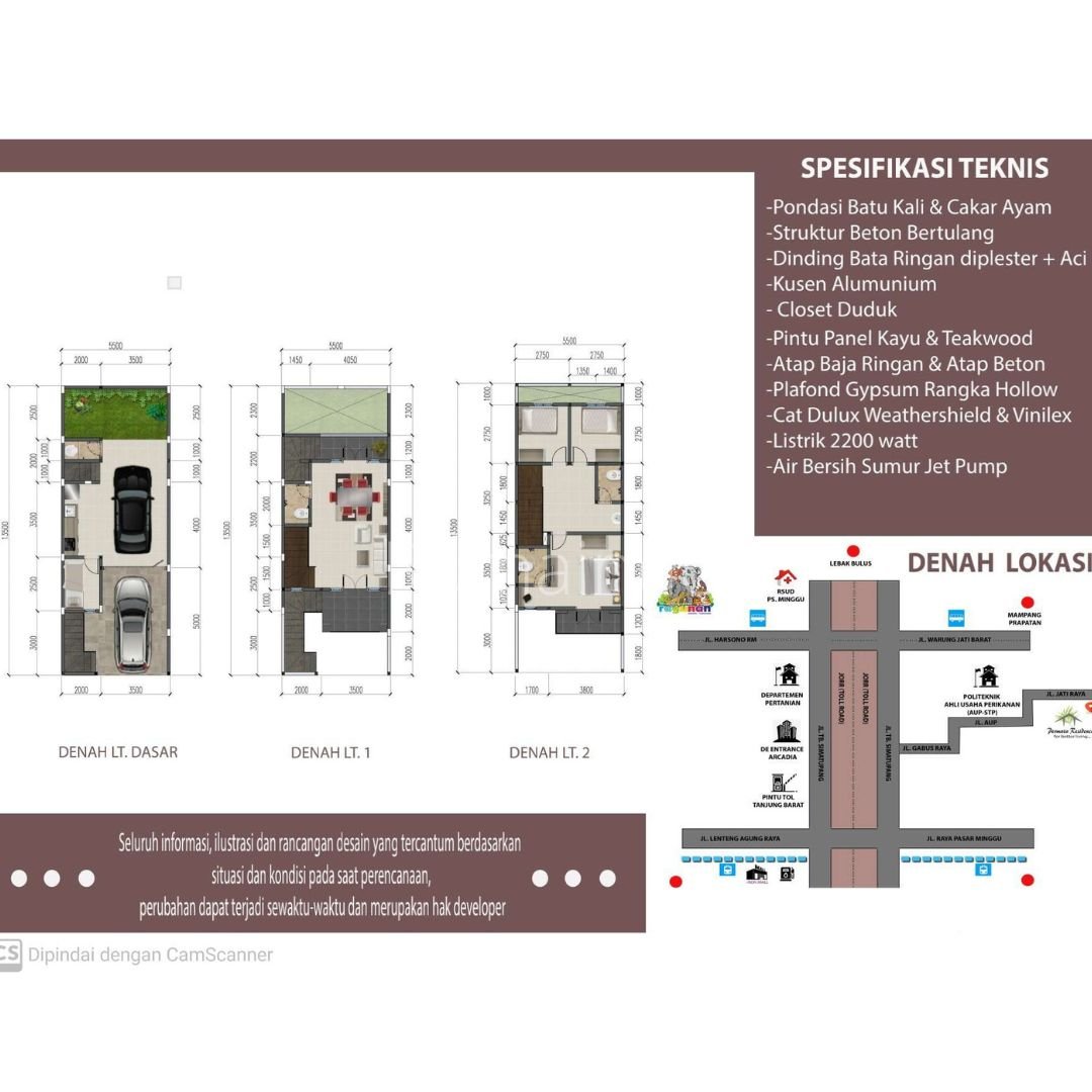 Dijual Murah Rumah Cluster Permata Residence Jati Raya Pasar Minggu - 4