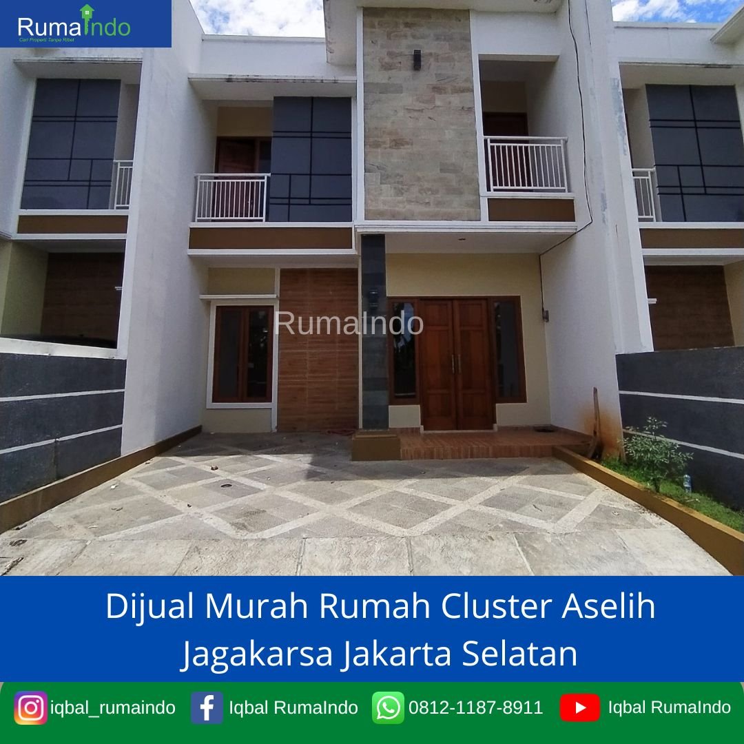 Dijual Murah Rumah Cluster Aselih Jagakarsa Jakarta Selatan - 1