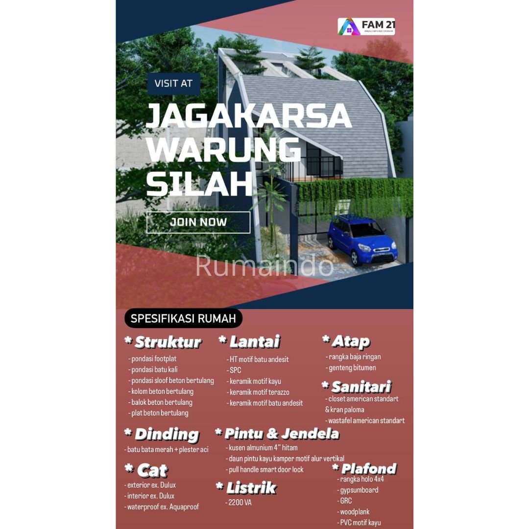 Dijual Rumah Cluster System Smart Home di Warung Sila Raya Jagakarsa Jakarta Selatan - 3