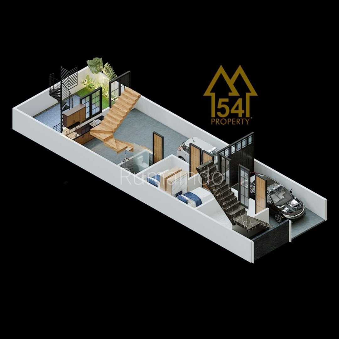 Dijual Rumah Townhouse Dgn Kolam Renang Pribadi di Kebagusan Jakarta Selatan - 4