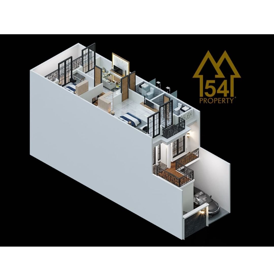 Dijual Rumah Townhouse Dgn Kolam Renang Pribadi di Kebagusan Jakarta Selatan - 8