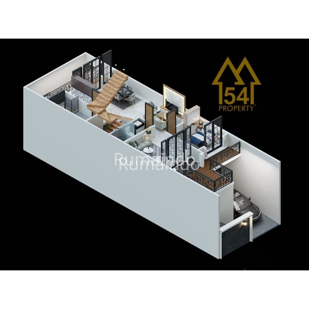 Dijual Rumah Townhouse Dgn Kolam Renang Pribadi di Kebagusan Jakarta Selatan - 7