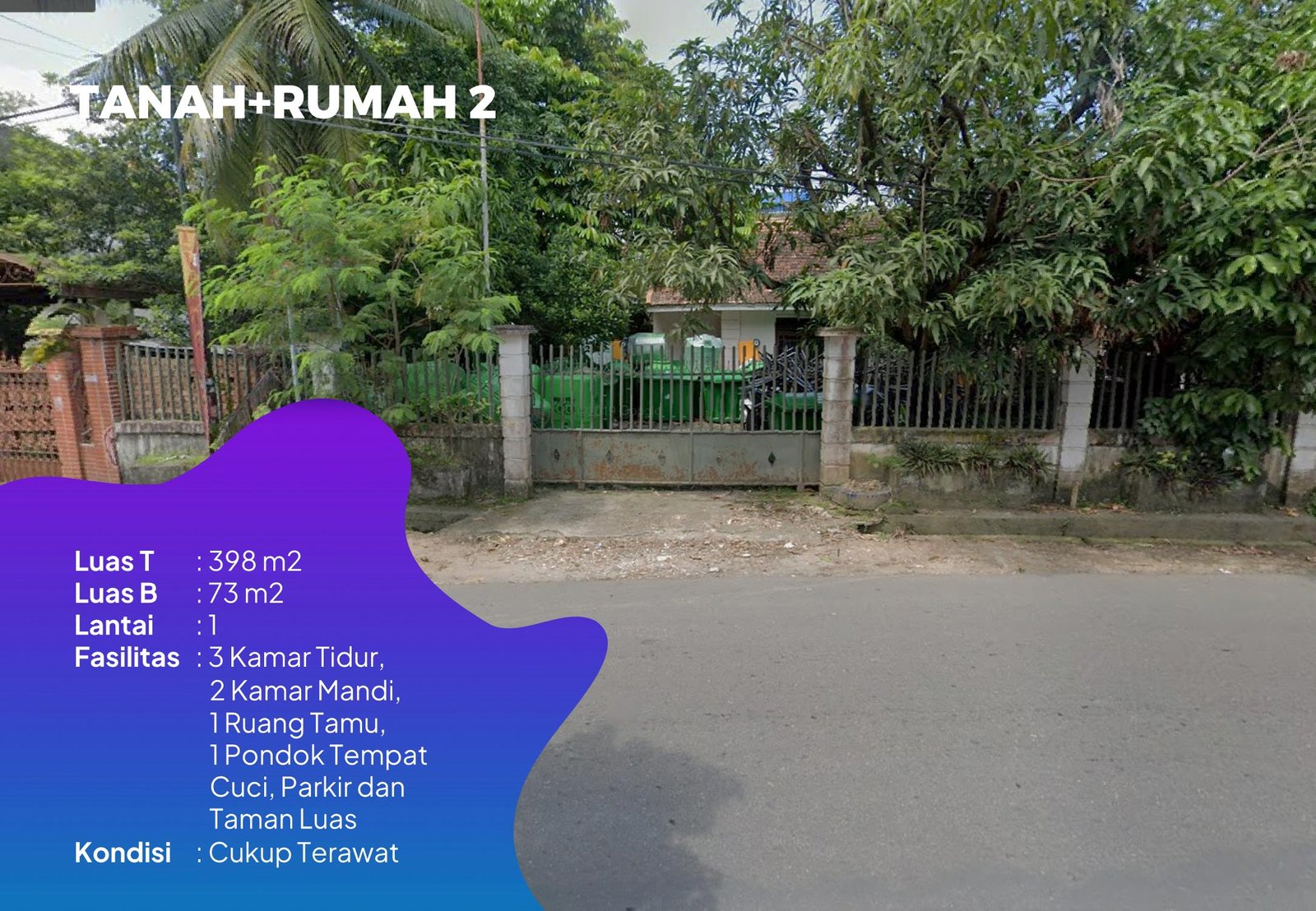 TANAH 398 m2 + 1 RUMAH DIJUAL JL MAYO RUSLAN PUSAT KOTA PALEMBANG (NEGO) - 13