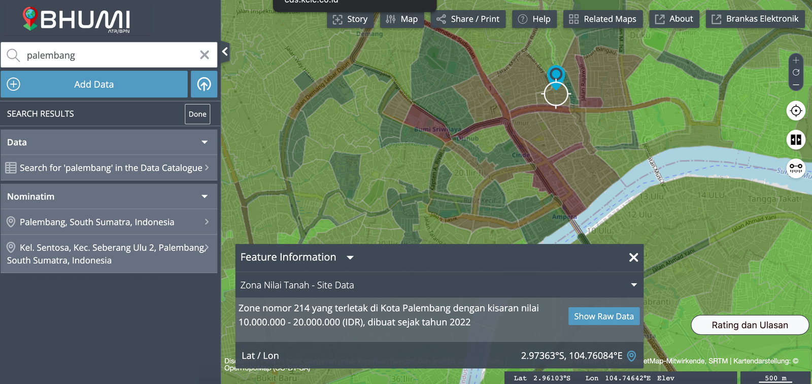 TANAH 398 m2 + 1 RUMAH DIJUAL JL MAYO RUSLAN PUSAT KOTA PALEMBANG (NEGO) - 15