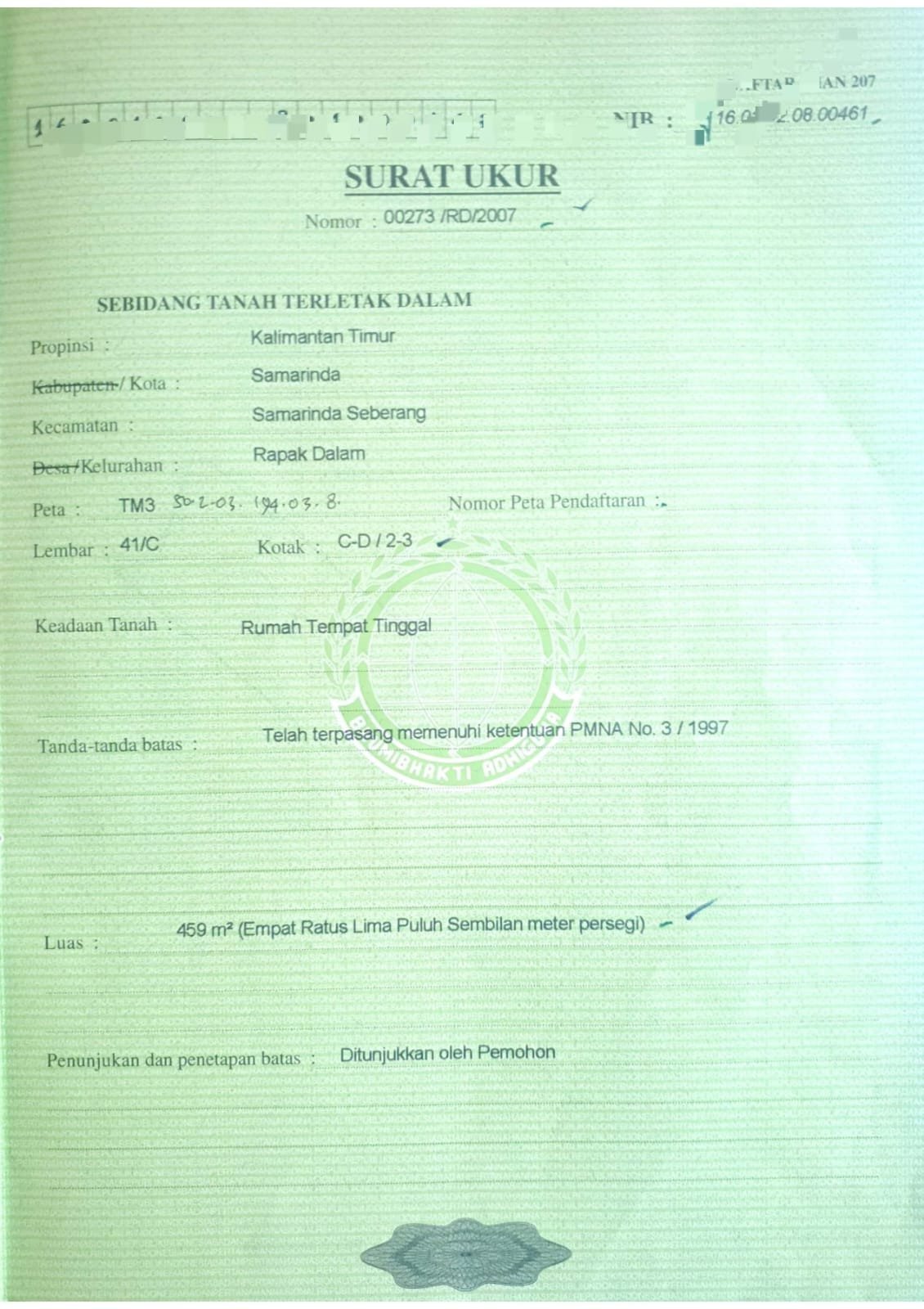 Tanah Murah Strategis Dan Siap Bangun Di Rapak Dalam Samarinda - 14