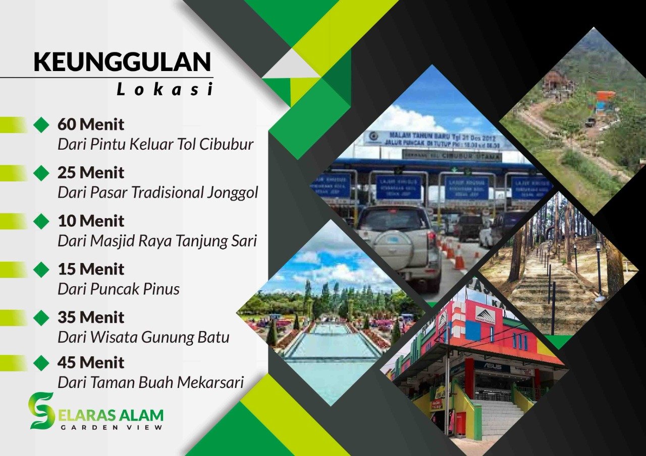 TANAH KAVLING PASIF INCOME INVESTASI SEKALI UNTUNGNYA BERKALI KALI DI PUNCAK 2 BOGOR UTARA DEKAT JAKARTA BEKASI PADALARANG CIANJUR KARAWANG CIKARANG - 6