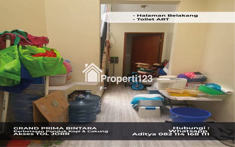 DIJUAL RUMAH CLUSTER DI BINTARA DEKAT JAKARTA SHM - 5