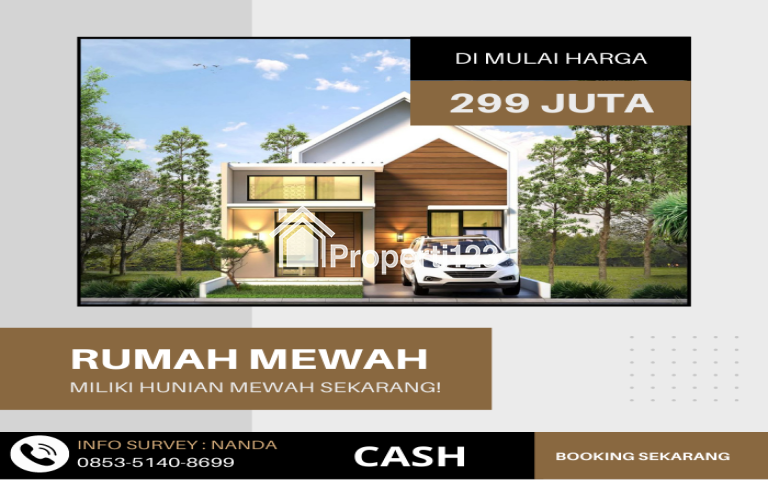 CASH 299 JUTA RUMAH INDEN SIAP BANGUN DI NGAMPRAH KABUPATEN BANDUNG BARAT DEKAT TOL PADALARANG DAN KOTA BARU PARAHYANGAN - 1