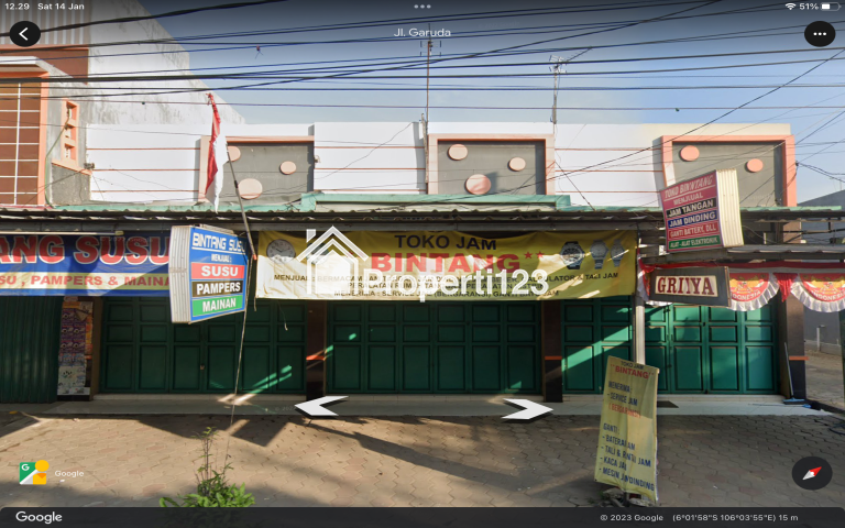 Ruko dipinggir jalan utama Perumnas Cibeber - 3