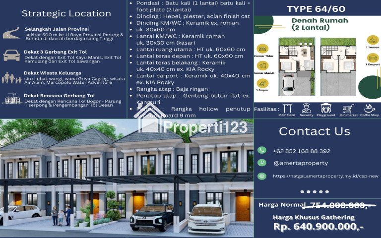Cahaya Swarga Parung LAH ( Lingkungan Sehat, Akses Serba Dekat, Harga Bersahabat) - 2