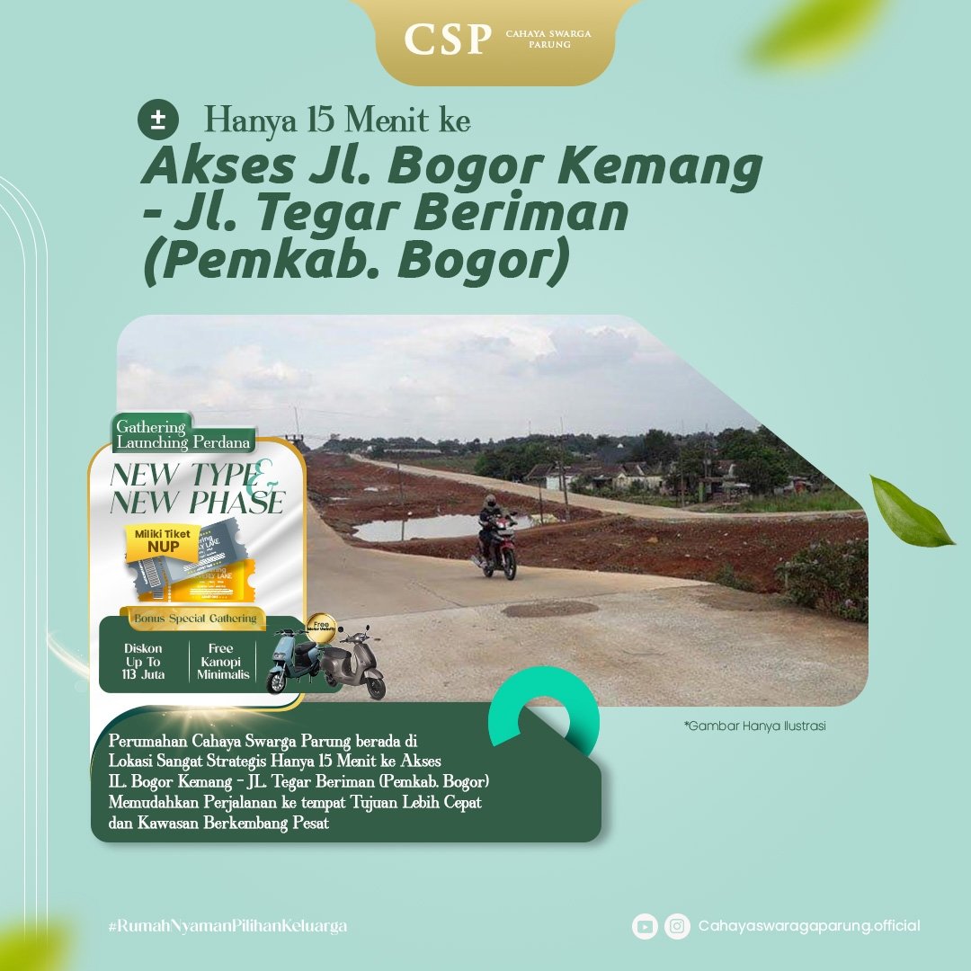 Hunian Eksklusiv Cahaya Swarga Parung - 5