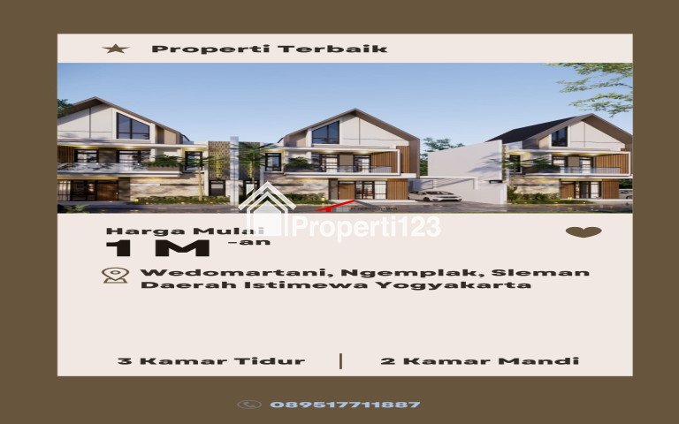Rumah Cantik di Maguwoharjo dekat SMA Internasional Budi Mulia Dua - 1