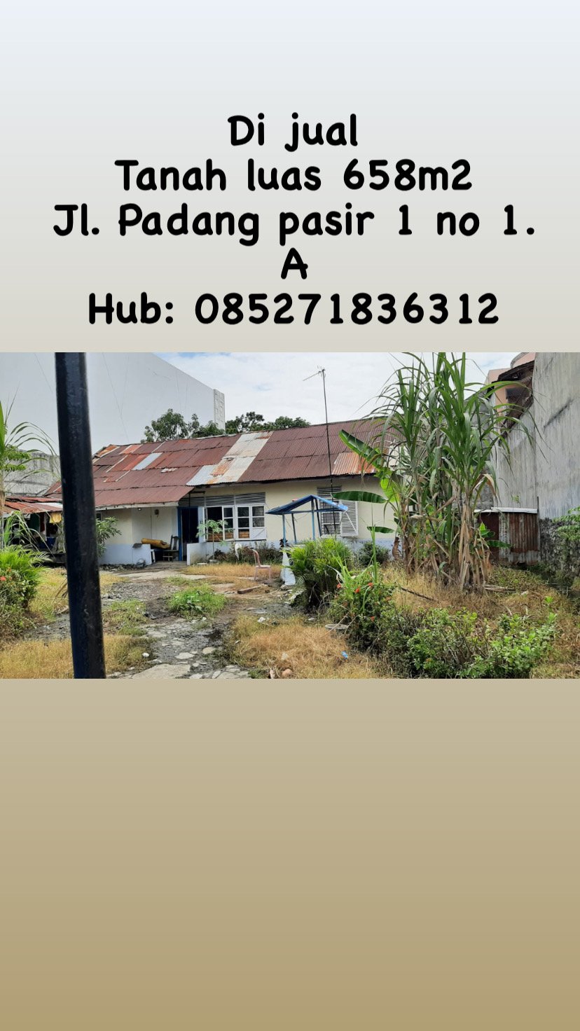 Tanah luas 658m2 Jl. Padang Pasir, Kota Padang - 4