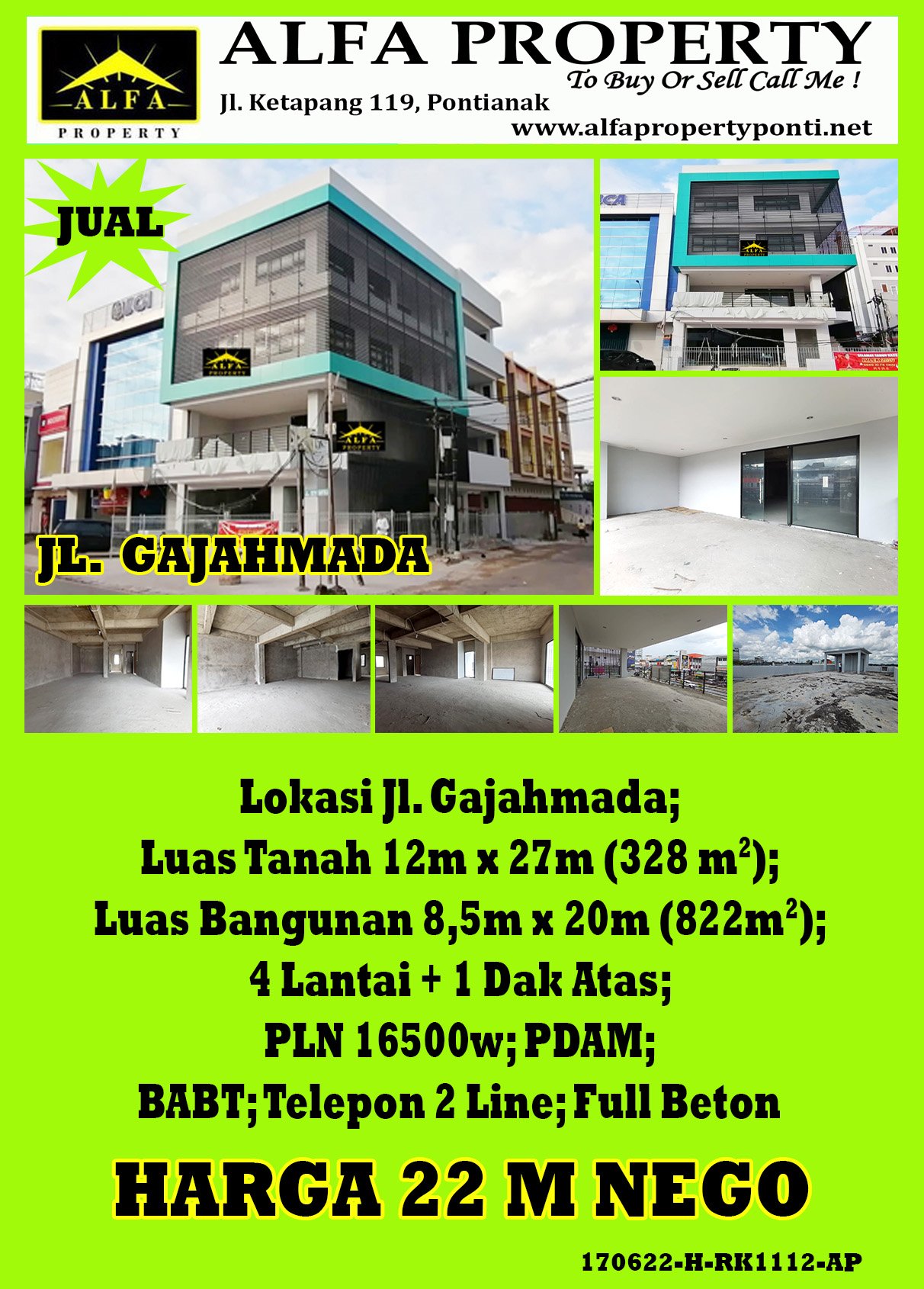 Ruko Gajahmada, Pontianak, Kalimantan Barat - 1