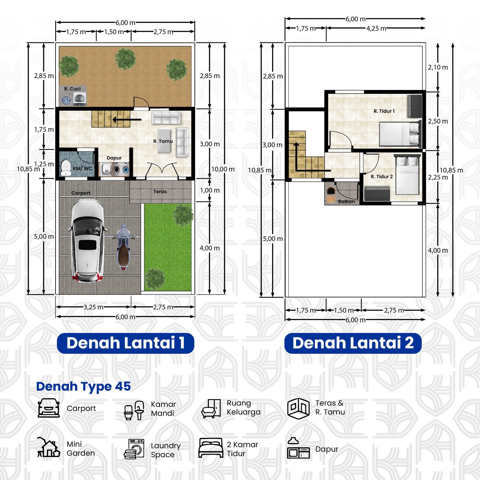 jual rumah murah scandinavian cluster 2lt pinggir jl karanganyar - mojogedang - 13