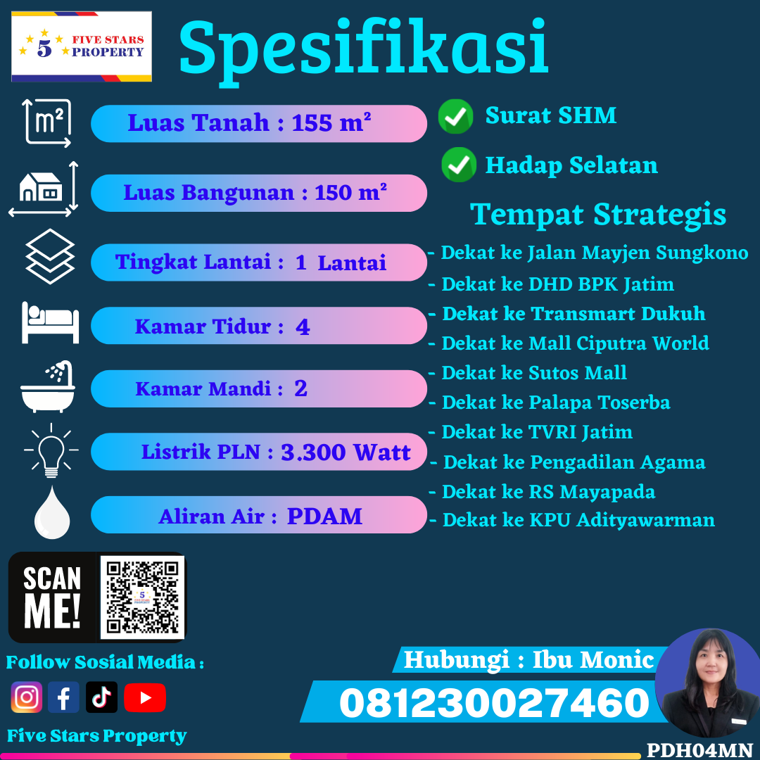 RUMAH DI PAKIS TIRTOSARI (SURABAYA SELATAN) - 22