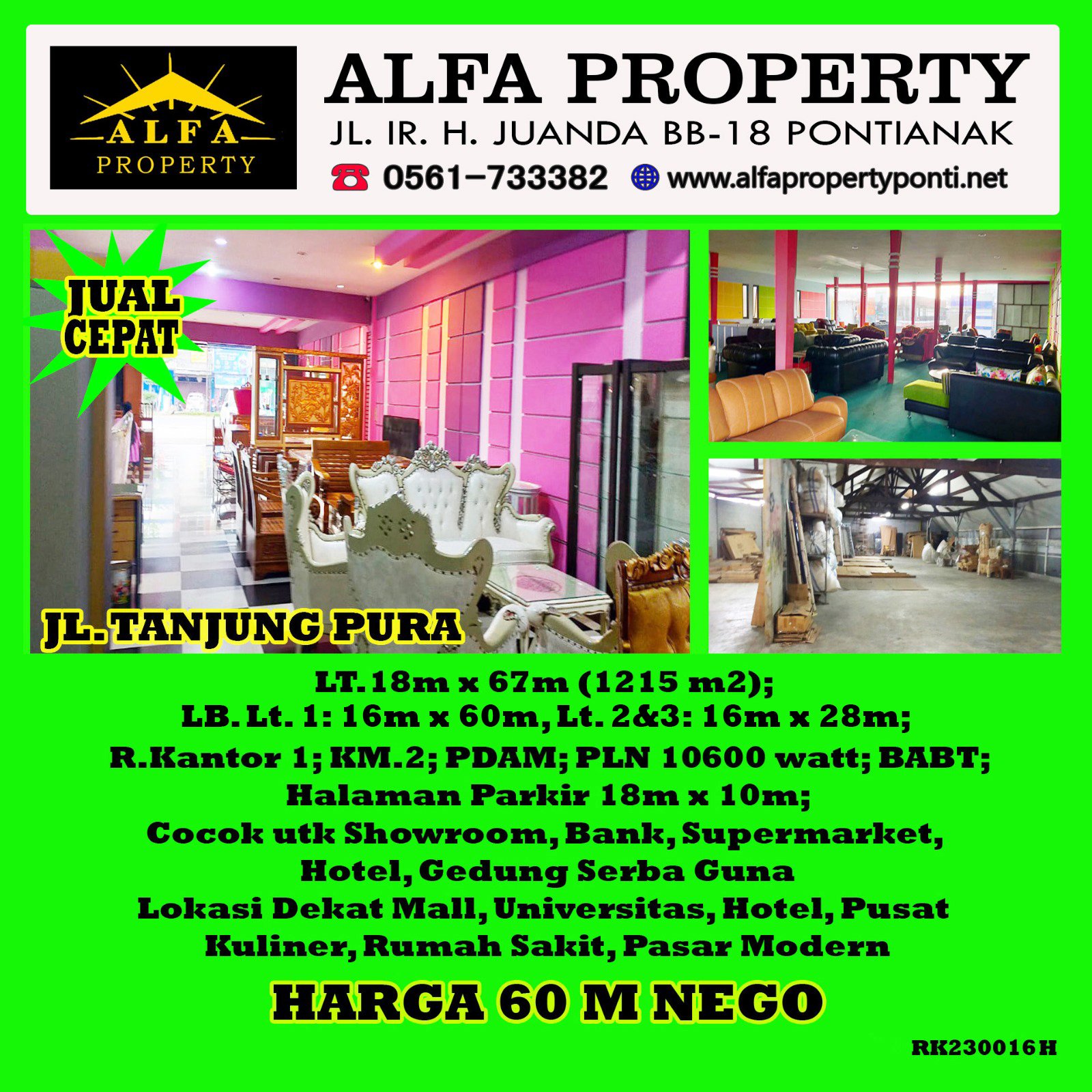 Dijual Ruko Tanjungpura Kota Pontianak - 4