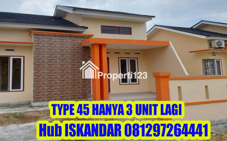 Rumah Cluster Type 45 DP paling murah di Pekanbaru - 1