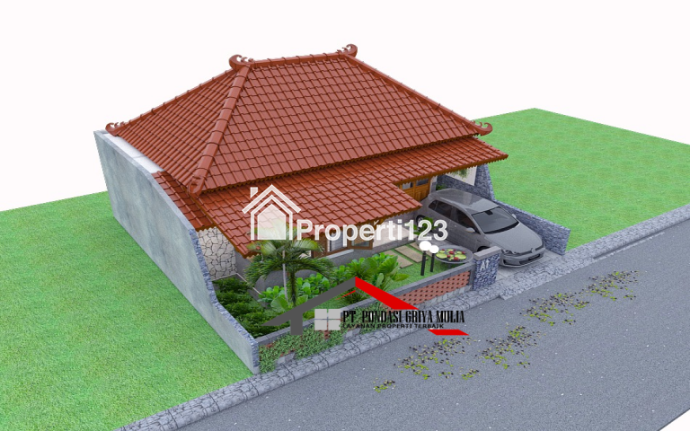 rumah dengan suasana pedesaan asri di kawasan wisata di kulon progo jogja - 3