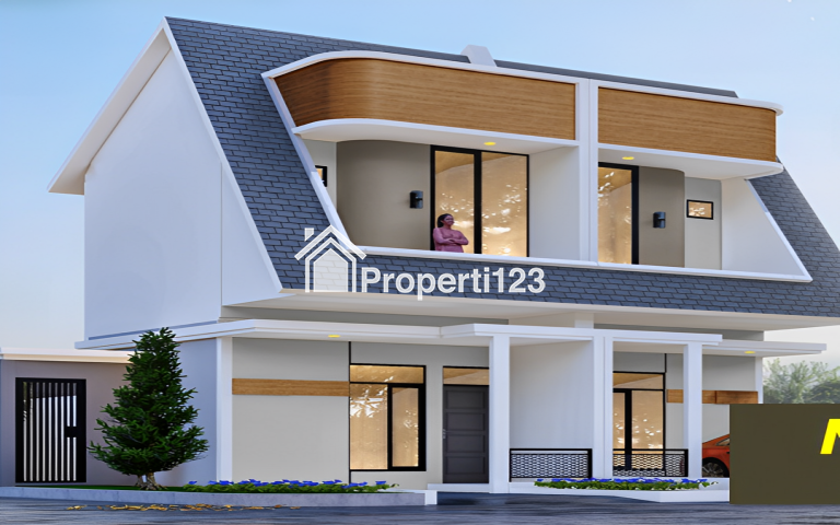 RUMAH MURAH BANDUNG DESAIN FUTURISTIK 3 TEMPAT TIDUR DP HANYA 5 JUTA DEKAT STASIUN KERETA CEPAT - 2