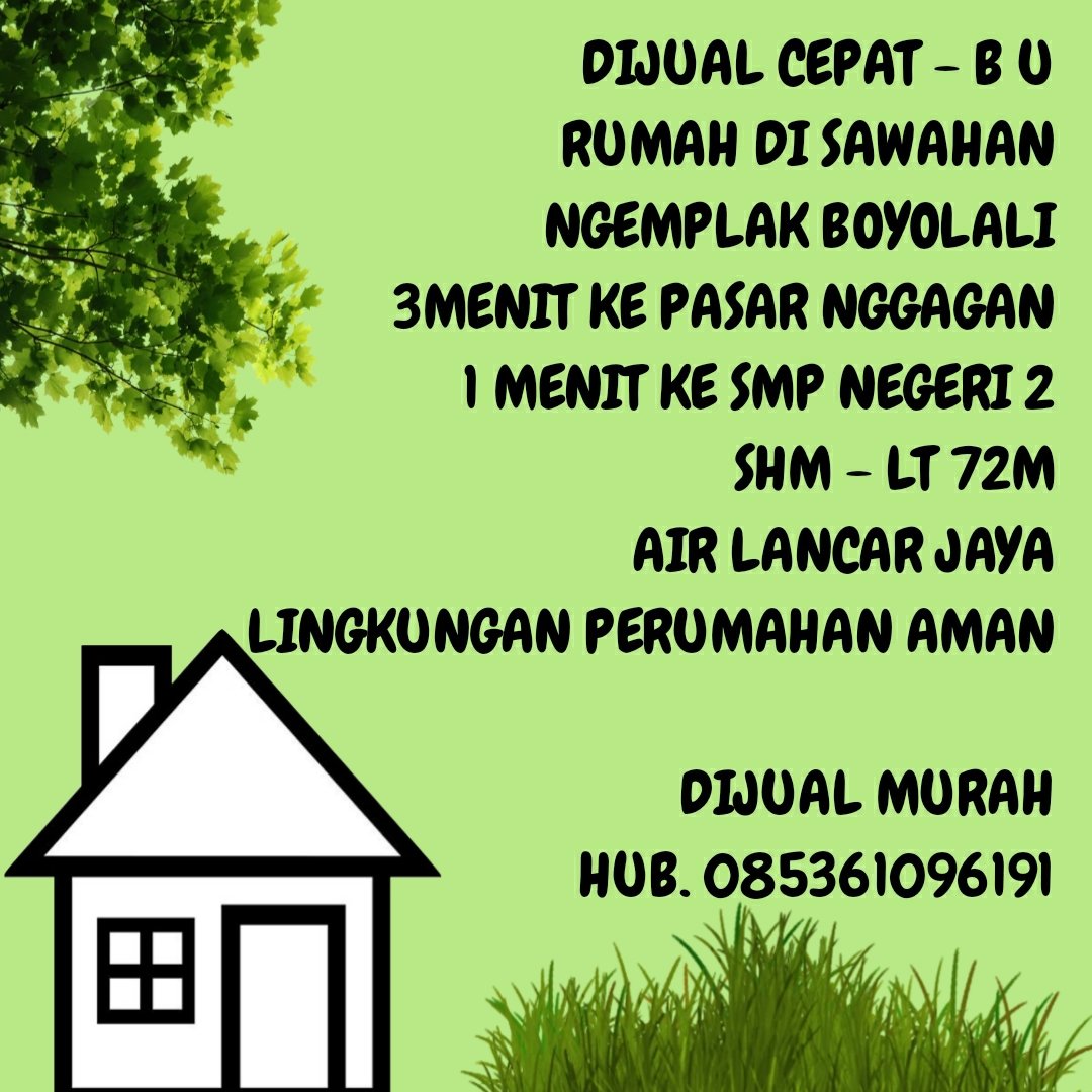 DIJUAL CEPAT B.U - 5