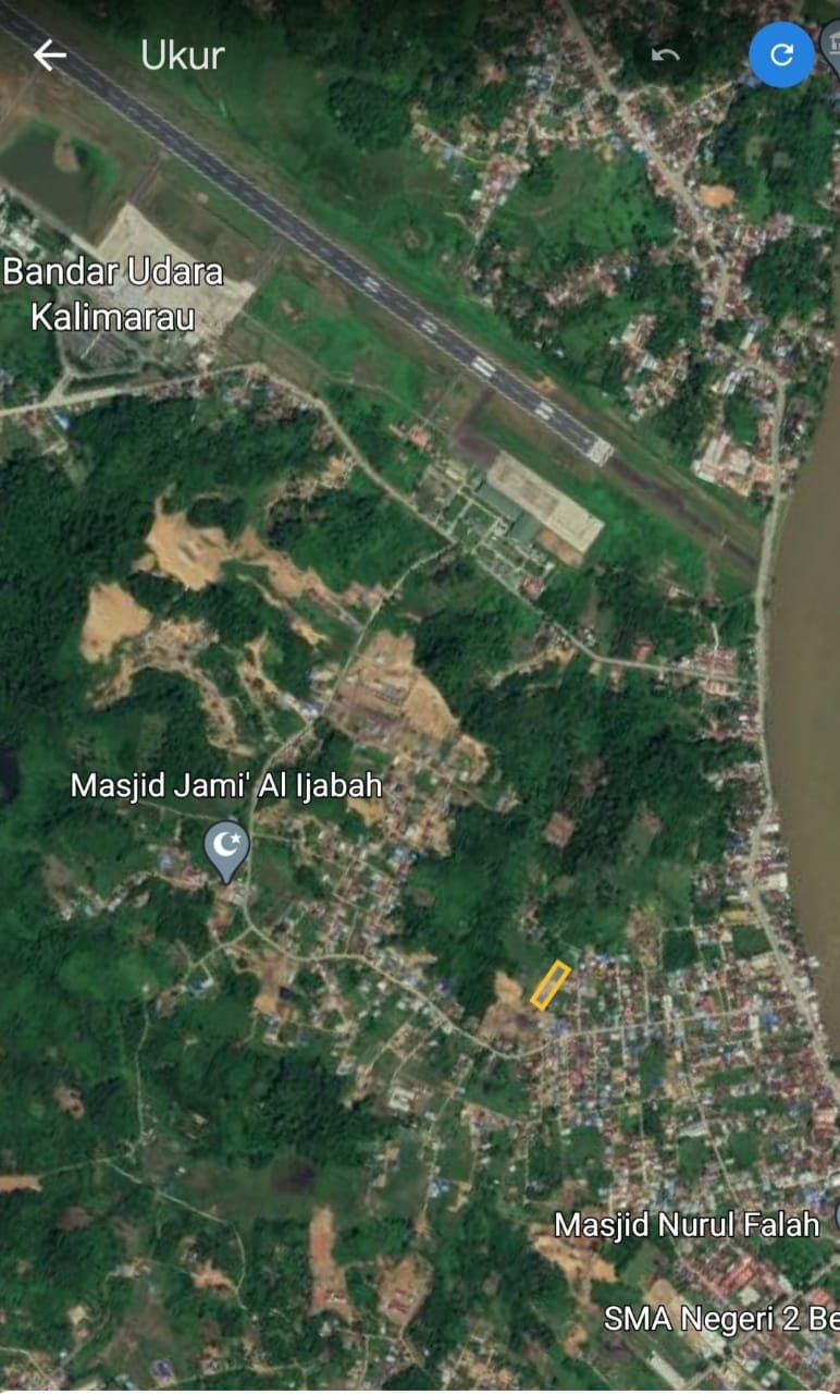 Dijual Tanah Murah Lokasi Strategis di Jln Cut Nyak Dien, Kab. Berau Kalimantan Timur - 3