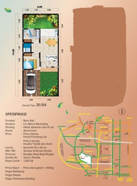 Take Over Rumah Type Cluster Avani Terra Residence - 34