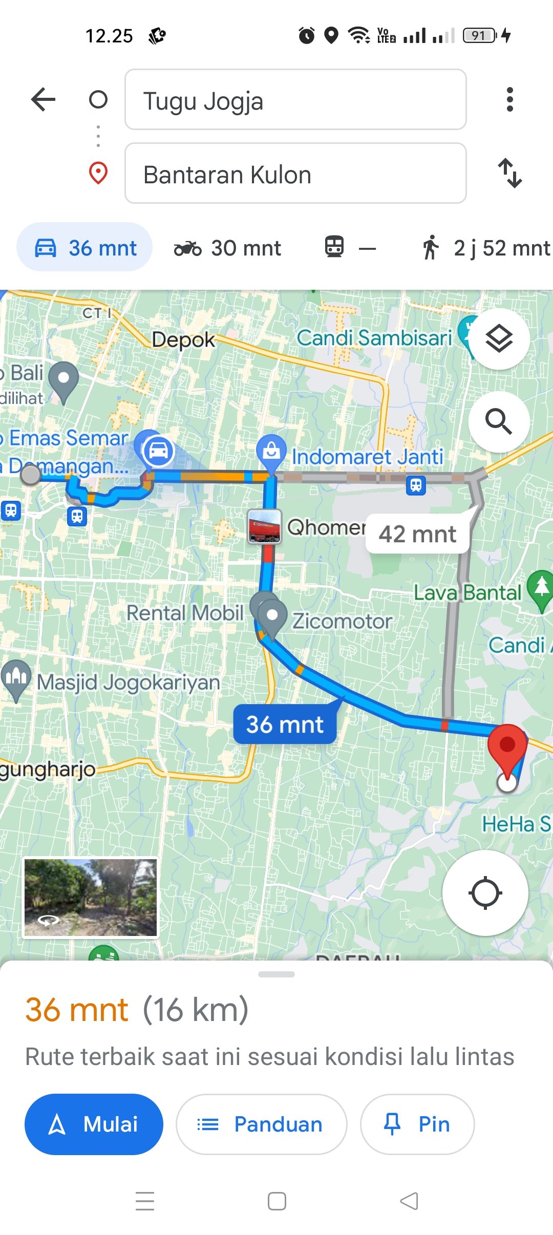 Tanah Pekarangan 2 muka (utara & selatan) - 12