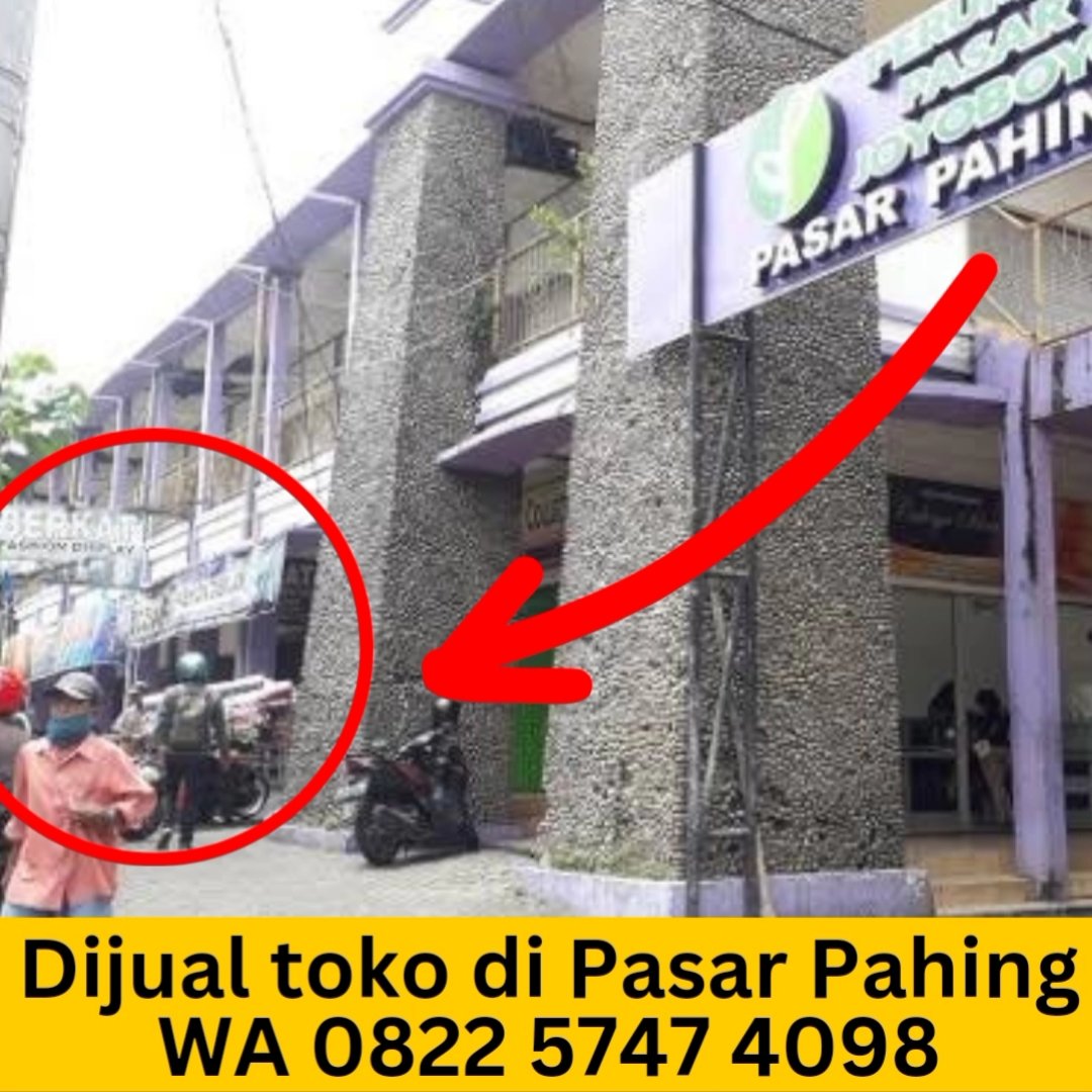 Toko di Pasar Pahing Kediri Hadap Jalan Raya Sebrang Apotek Redjo - 23