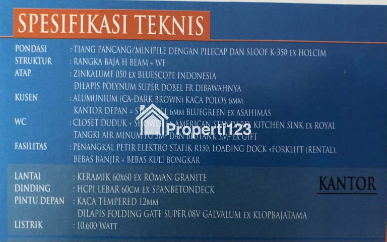 Murah Perkantoran Balaraja, Disewakan Murah Aneka Sinar Mutiara, Balaraja - 3