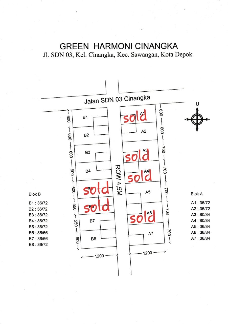 Dijual Rumah 3.7km ke Terminal Pondok Cabe Green Harmoni Cinangka Depok - 3